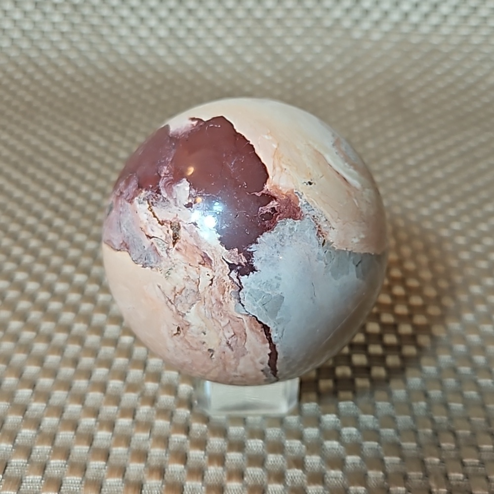 Polychrome Jasper Sphere 61 mm large and beautiful!